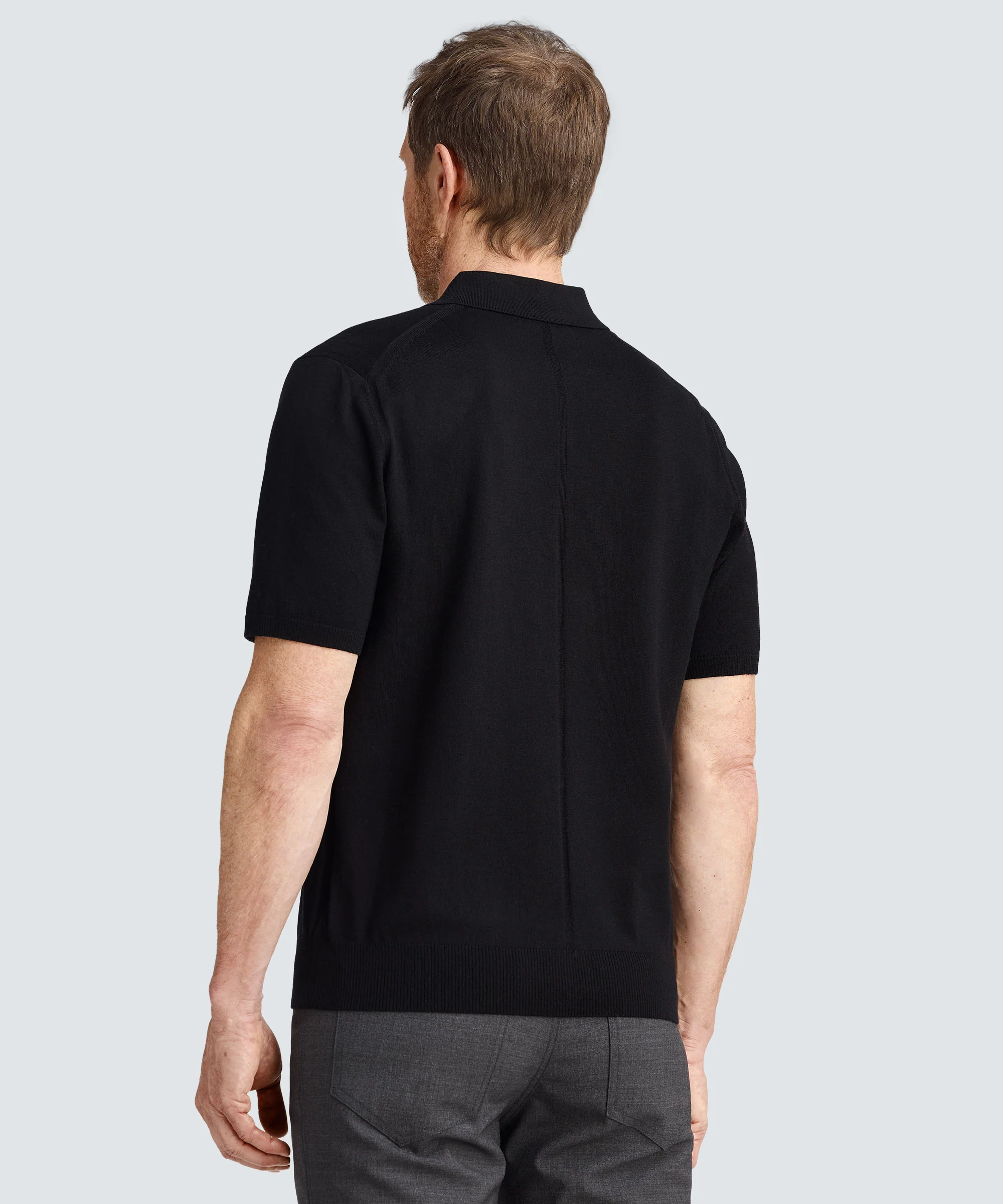 Men's Fine Knit Merino Polo - Image 13