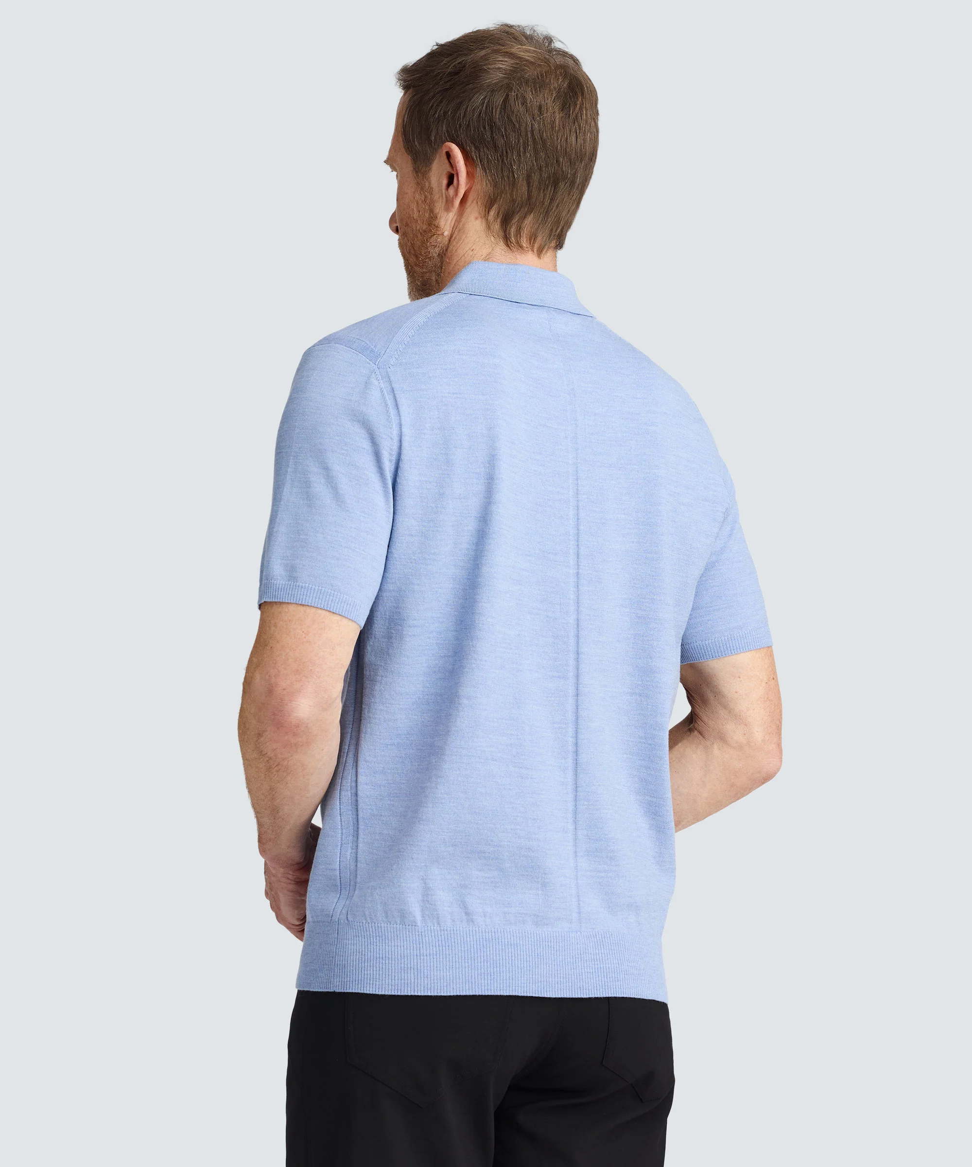 Men's Fine Knit Merino Polo - Image 20