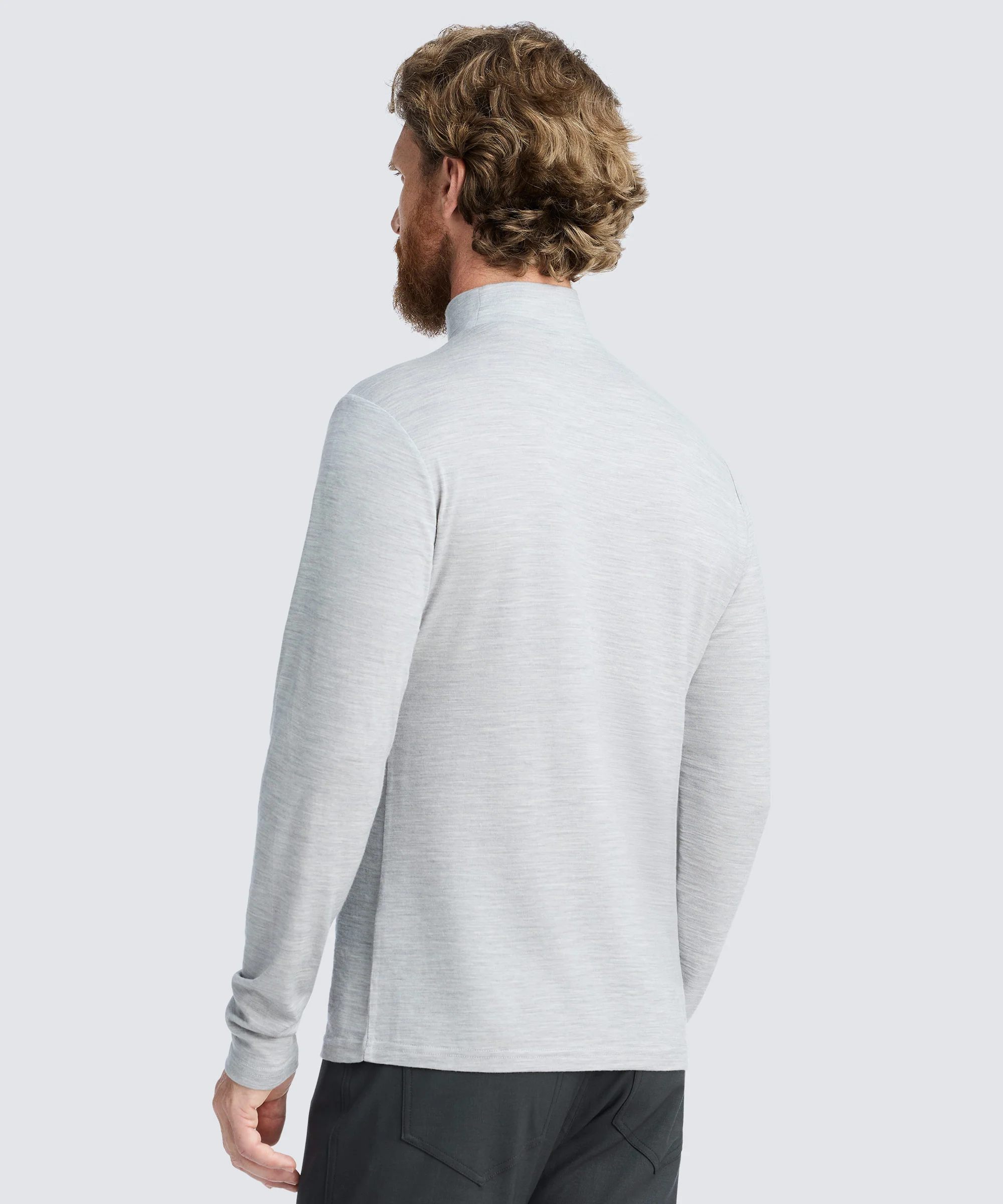 Men's Long Sleeve Merino Hi-Neck - Image 14