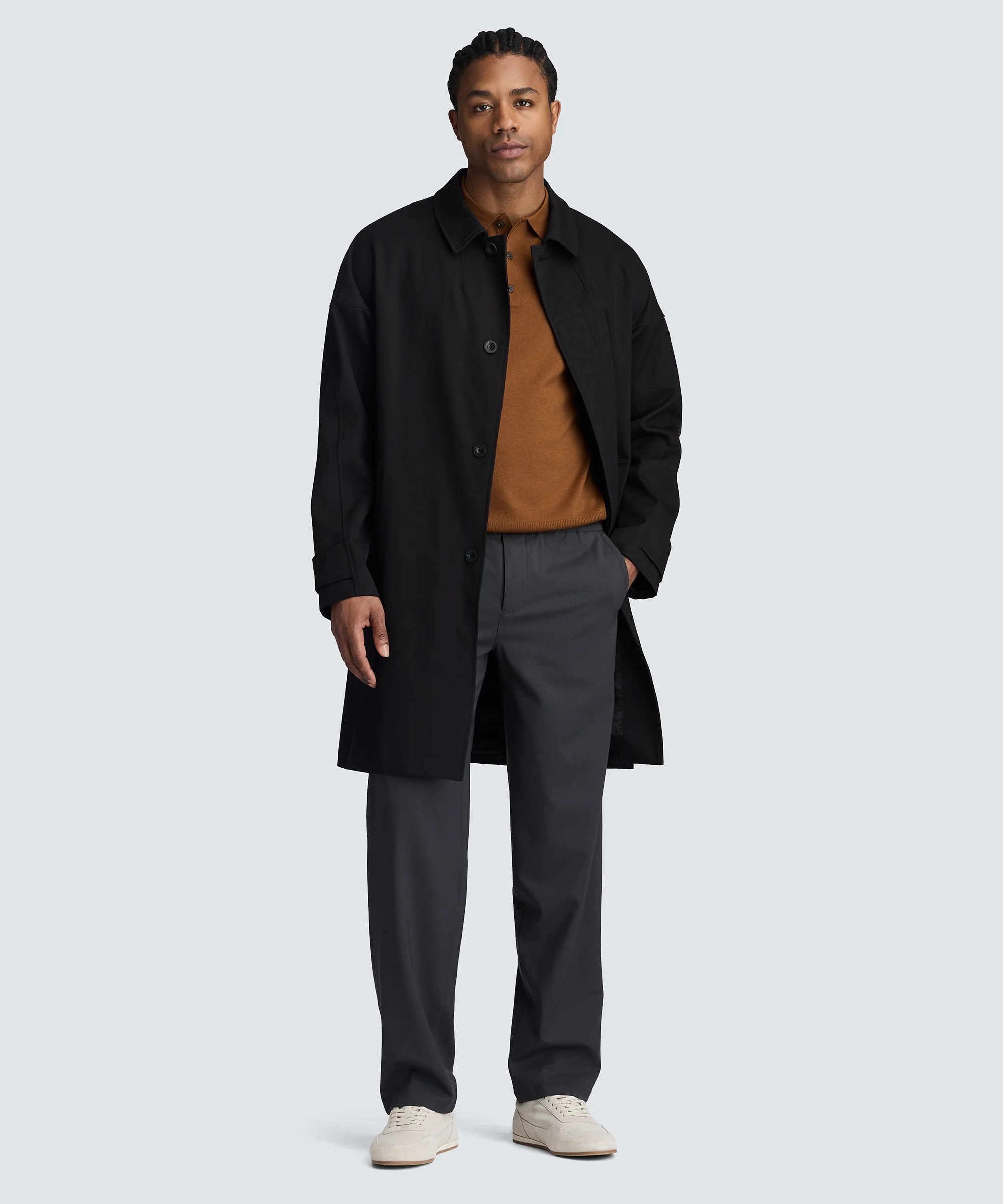 Men's Merino Overcoat - Image 3