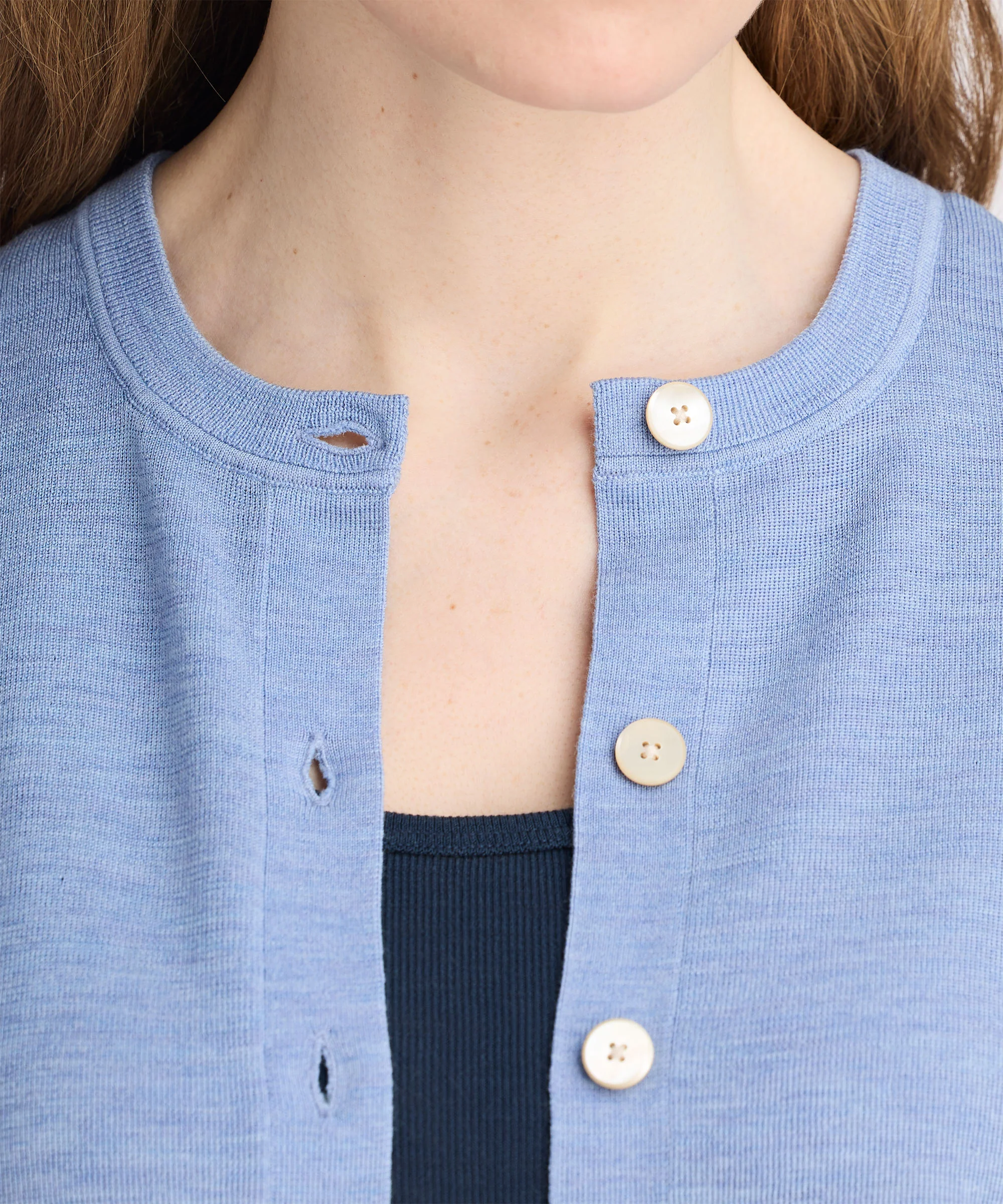 Women's Fine Knit Merino Cardigan - Image 16