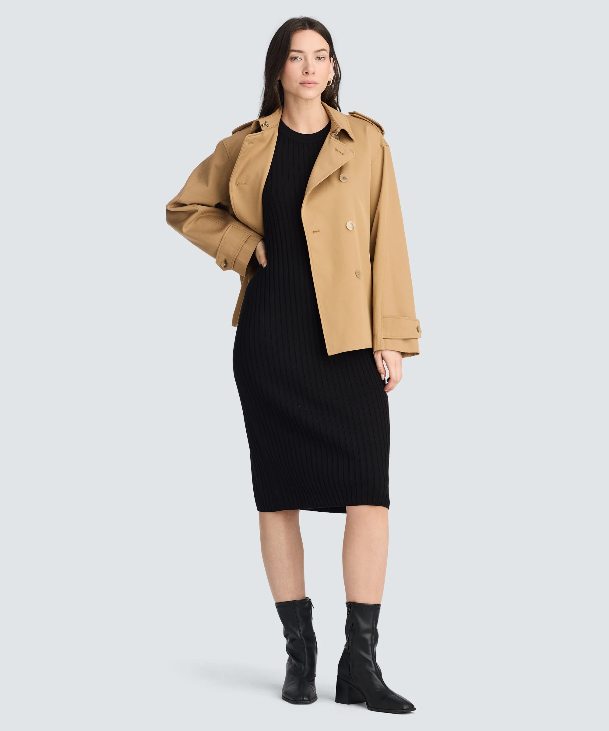 Women's Fine Knit Merino Dress - Image 13