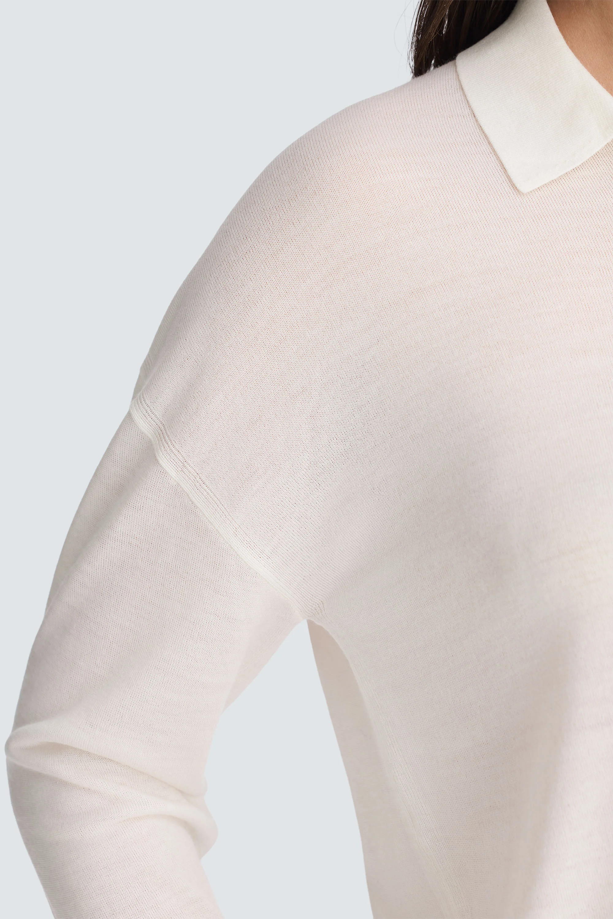 Women’s Long Sleeve Fine Knit Polo - Image 19