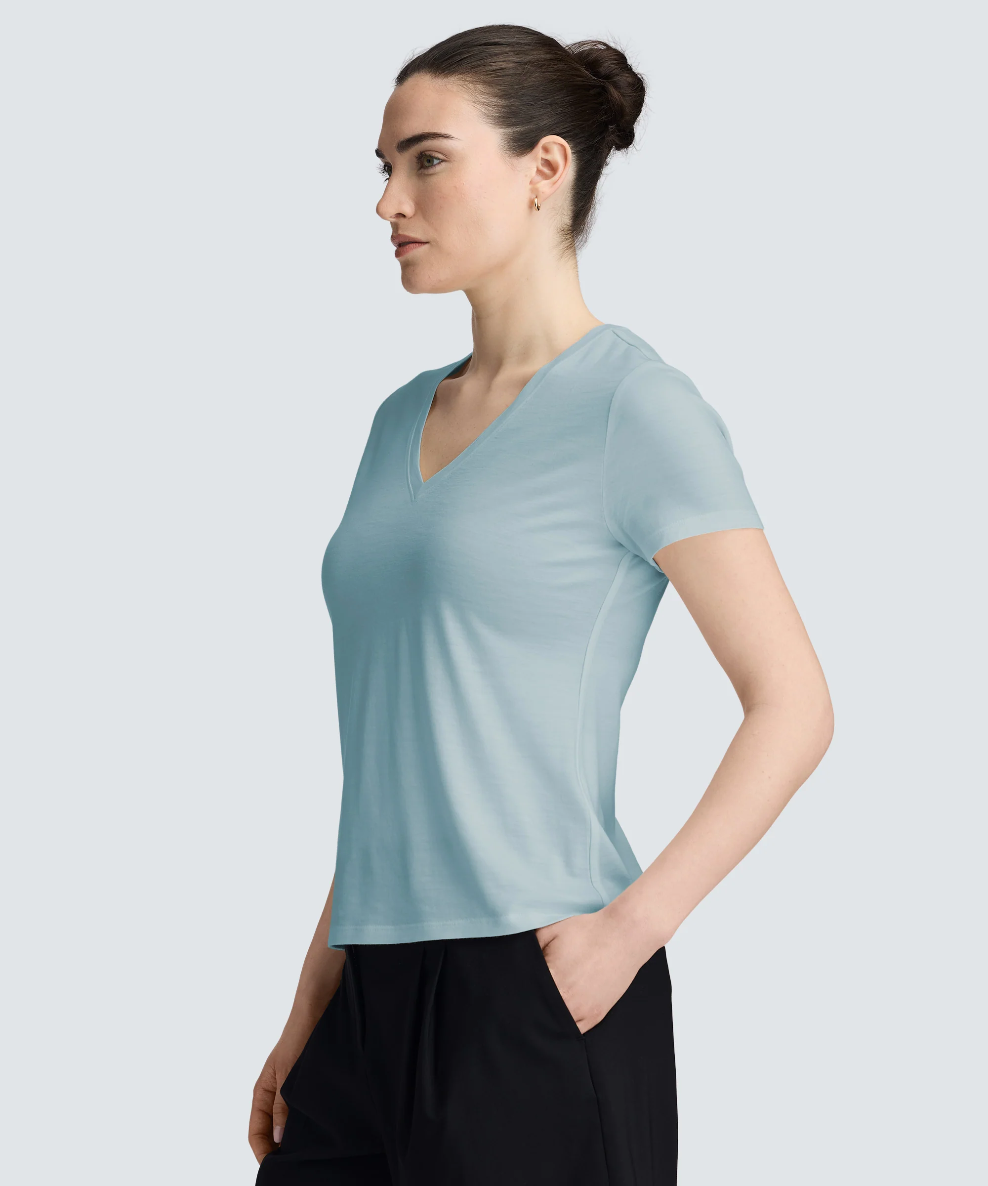 Women's Merino V-Neck T-Shirt - Image 61