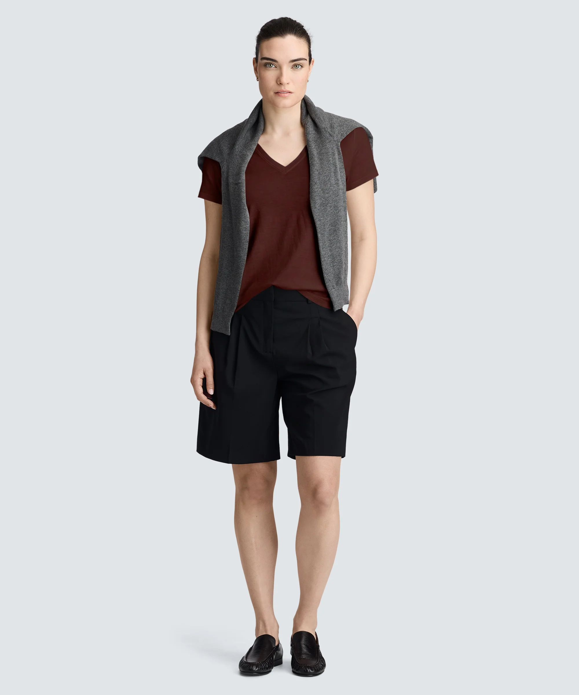 Women's Merino V-Neck T-Shirt - Image 65