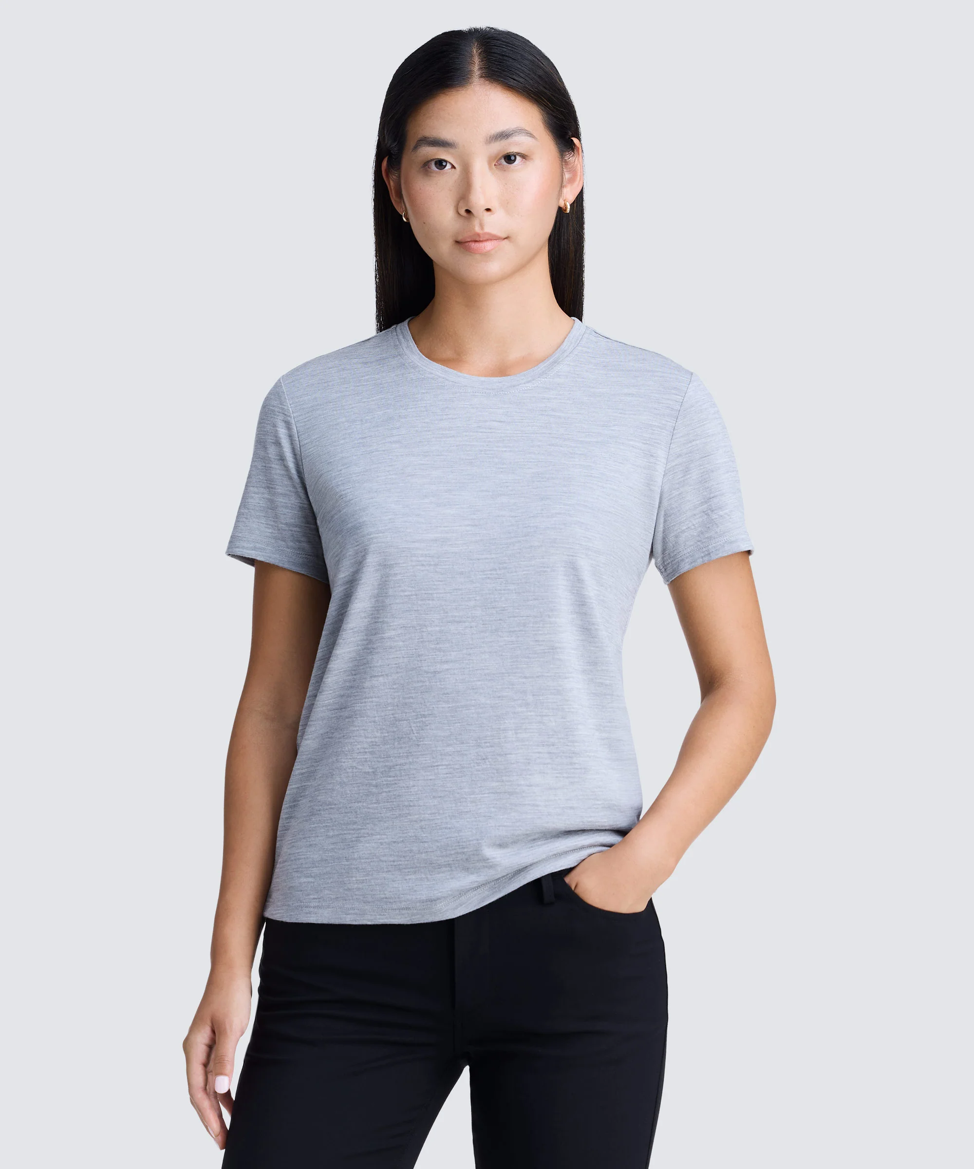 Women's Merino Crew Neck T-Shirt - Image 39