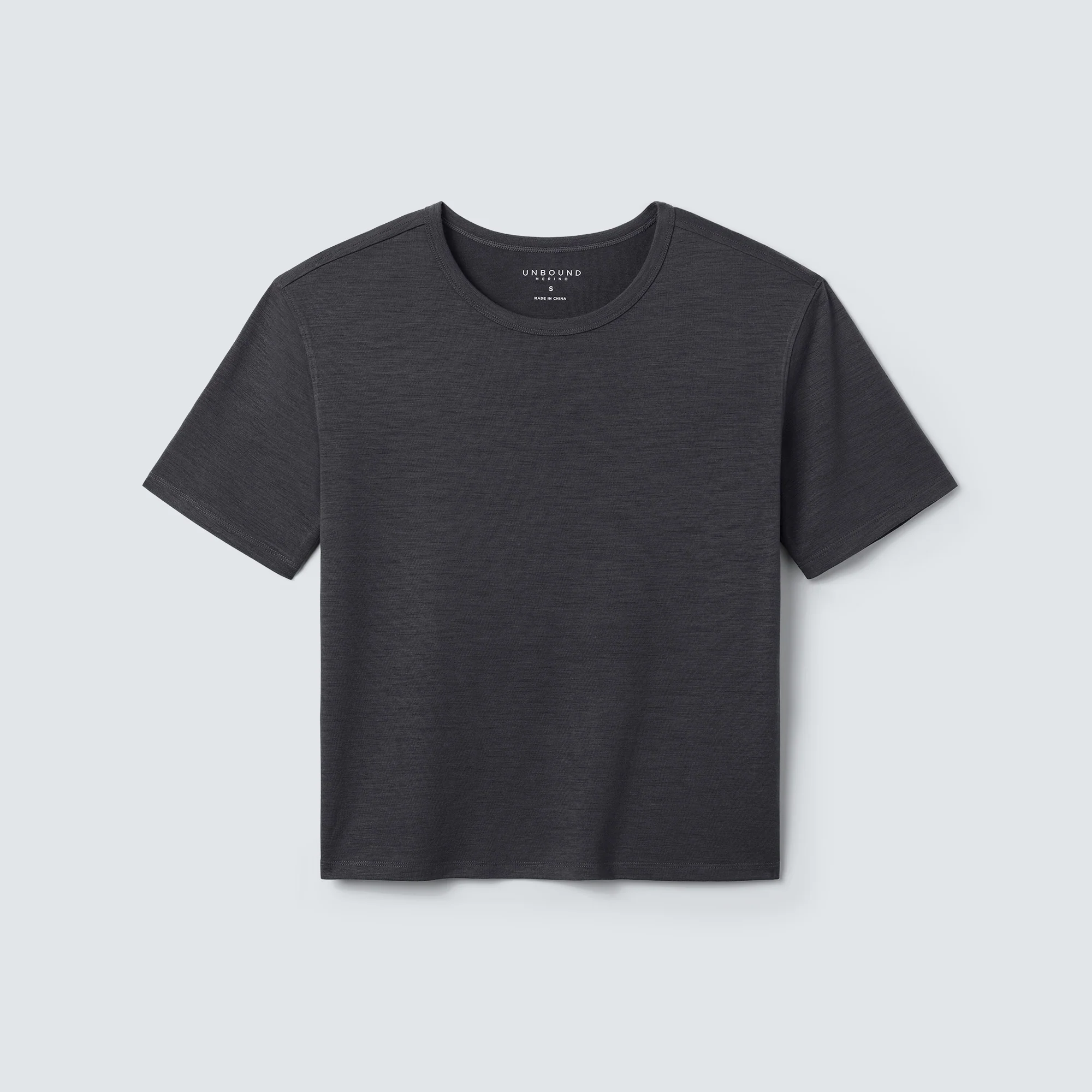 Women's Relaxed Merino Crew Neck T-Shirt - Image 15
